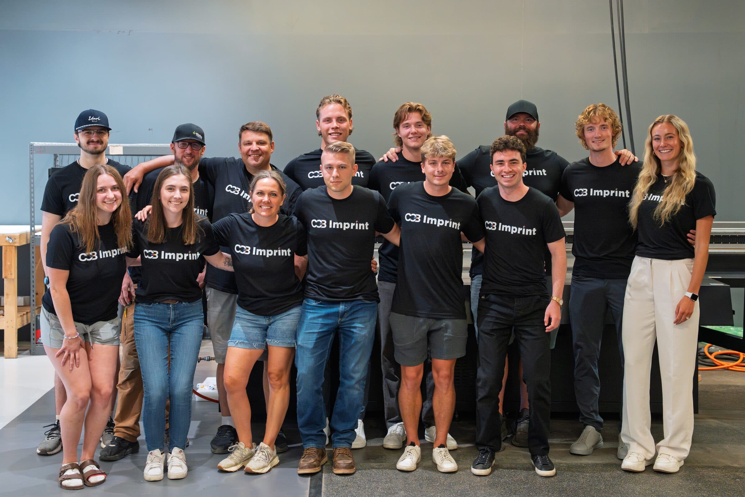 The CCB Imprint team in our Minnesota print shop
